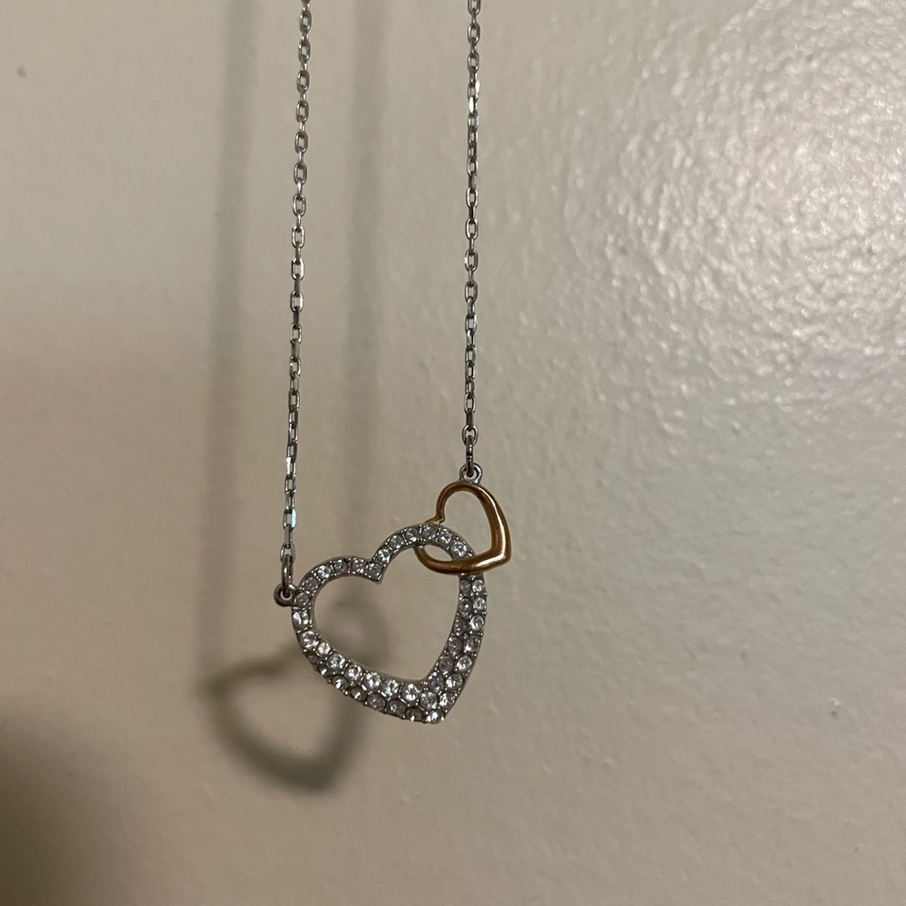 Swarovski Linked Hearts Necklace